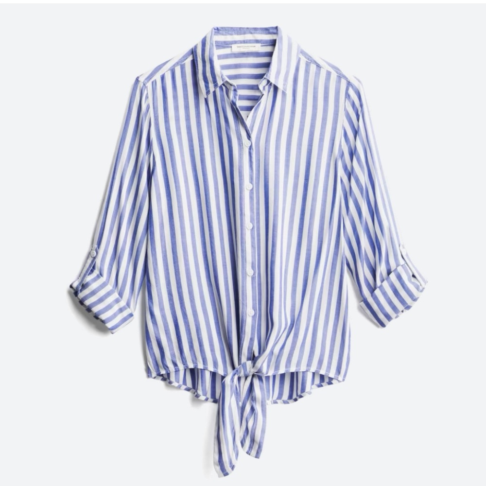 Beach Lunch Lounge Renalda Tie Front Top size Medium